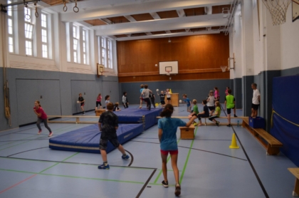 Gerätevielfalt Sporthalle