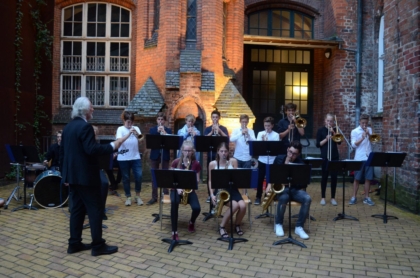 Ausklang mit der Jazz-Combo auf dem Turnhof