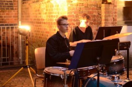 Ausklang mit der Jazz-Combo auf dem Turnhof