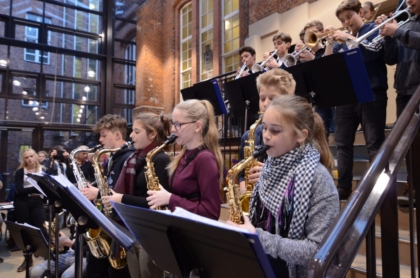 Die Jazz-Combo spielt im Refugium