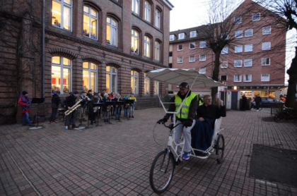 Ankunft auf dem Vorderhof