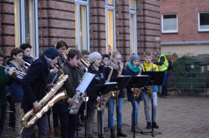 Jazz-Combo spielt zur Begrüßung