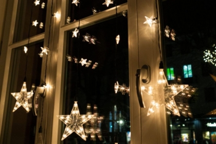 Geschmückte Fenster