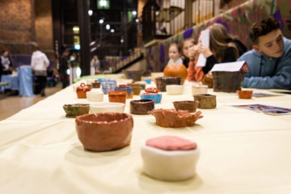 Schüsseln der Keramik-AG