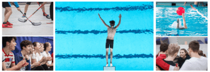 Sport und Spiele-Tag Slider