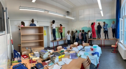 motiviert am Arbeiten