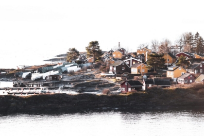 Typische Holzhäuser