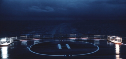 Das Sonnendeck bei Nacht