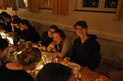 Gemeinsames Abendessen