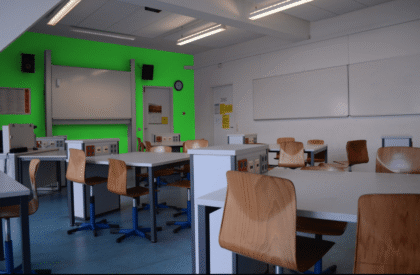 Neues Farbkonzept - Bioraum