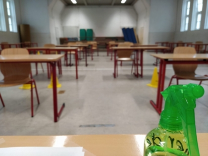 Unterricht in der Sporthalle