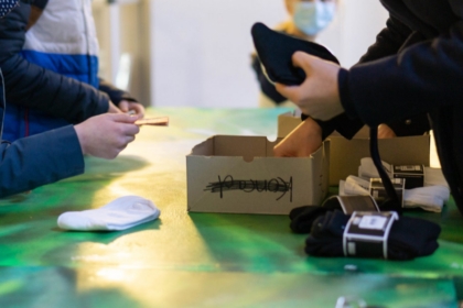 Jahrbuch- und Sockenverkauf