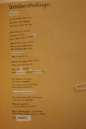 Tandem-Projekt des Kunstprofils