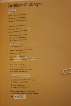 Tandem-Projekt des Kunstprofils