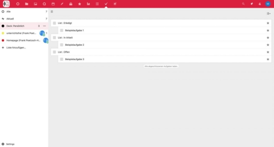 ToDo-Liste Nextcloud