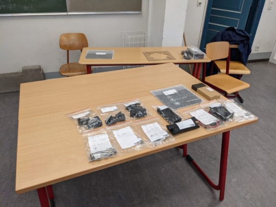 Vorsortiertes Material