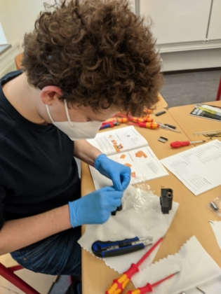 Auspacken von Kugellagern