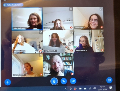 Teilnahme an Mathe-Kunstwettbewerb der 9c