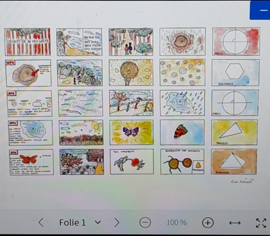 Teilnahme an Mathe-Kunstwettbewerb der 9c