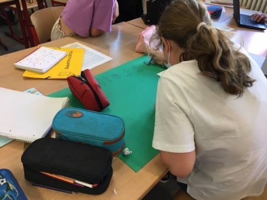 Gestaltung von Plakaten zum Thema Hitlerjugend