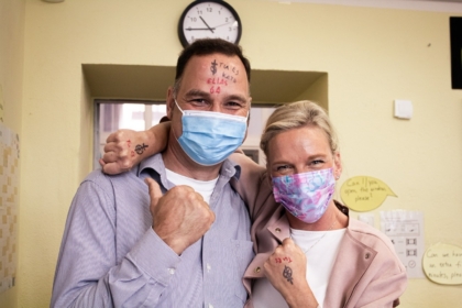 Senatsstaffel-Tag 2021- 6a in bester Stimmung