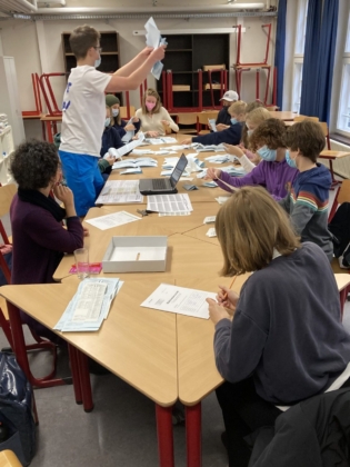 … folgte das mühsame Auszählen