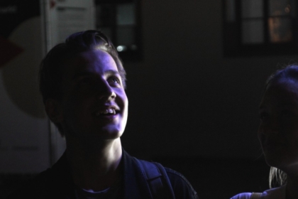 Frido begutachtet einen Turm