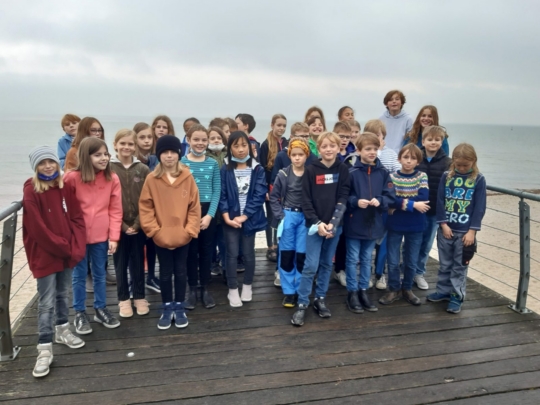 Kennlernfahrt der 5a nach Scharbeutz 2021