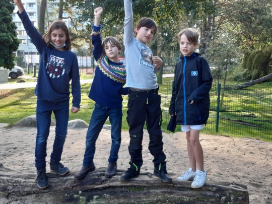 Kennlernfahrt der 5a nach Scharbeutz 2021