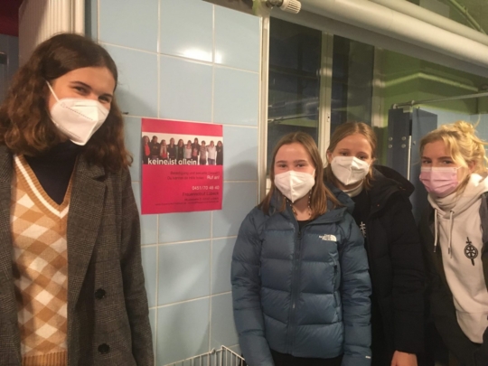 Posteraktion zum Schutzkonzept 2021