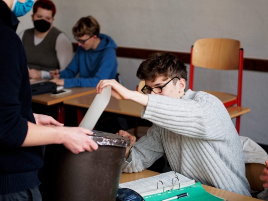 Abstimmung Schule ohne Rassismus/Schule mit Courage