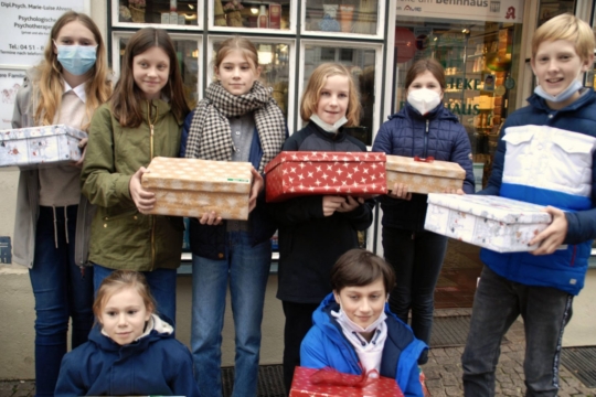 Weihnachten im Schuhkarton