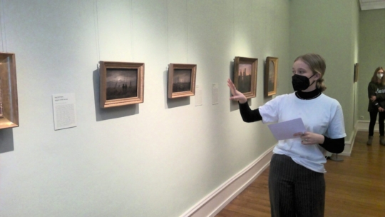 Behnhaus-Besuch des Französisch-Kurses Q1-GRI