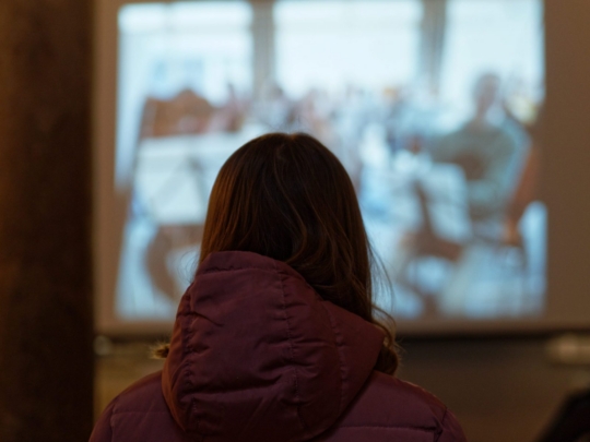 kleine Videofilme, statt volles Orchester, mehr war nicht möglich