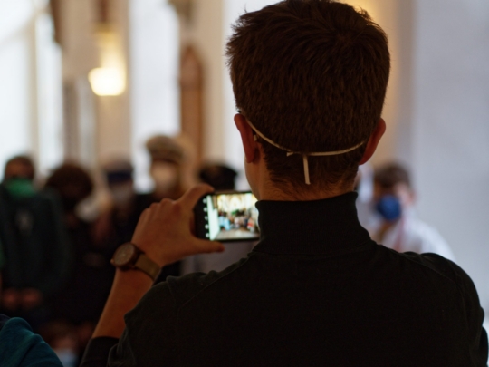 Die SV geht durch die Klassen bei der Spirit Week 2022