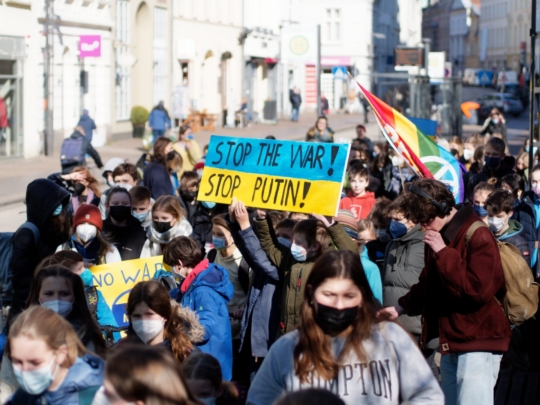 Friedensdemonstration für de Ukraine