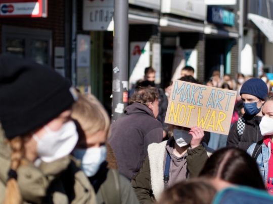 Friedensdemonstration für die Ukraine