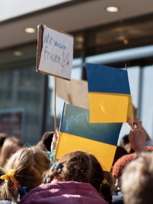 Friedensdemonstration für de Ukraine