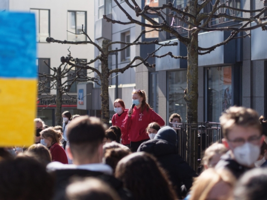 Friedensdemonstration für de Ukraine