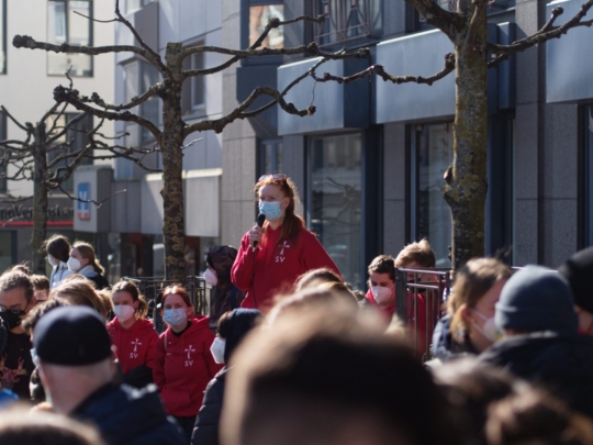Friedensdemonstration für de Ukraine