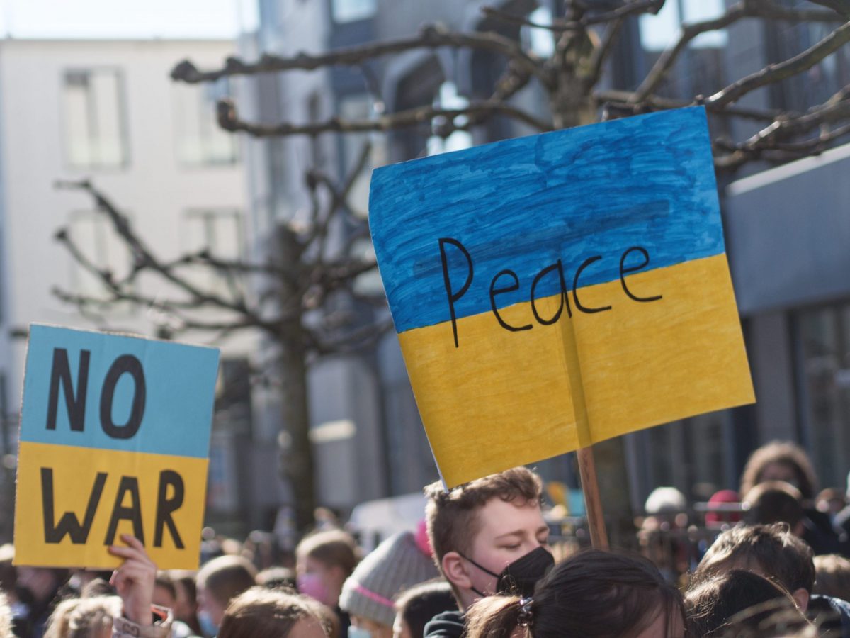 Friedensdemonstration im März 2022