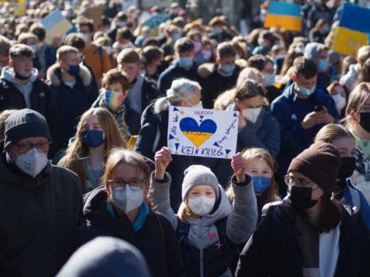 Friedensdemonstration für die Ukraine