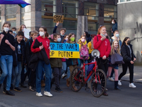 Friedensdemonstration für de Ukraine