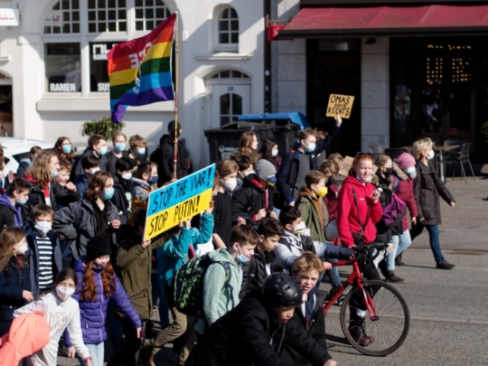 Friedensdemonstration für die Ukraine