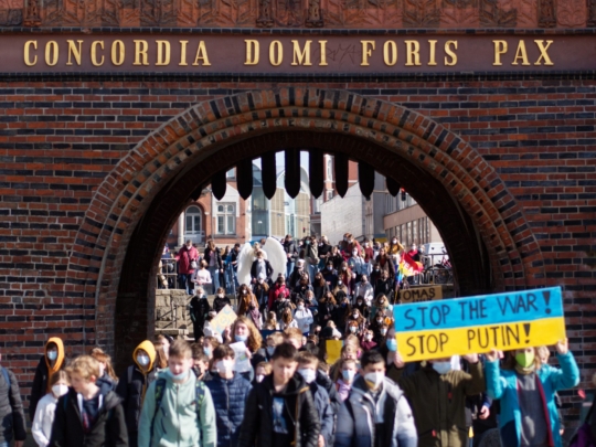 Friedensdemonstration für die Ukraine