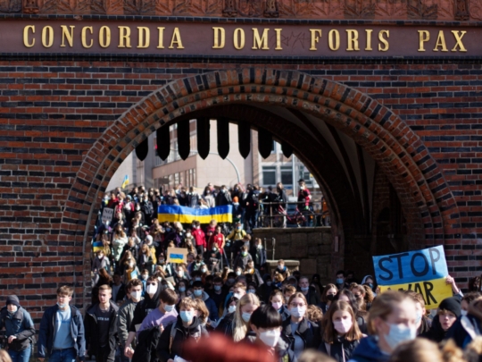 Friedensdemonstration für de Ukraine