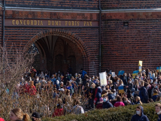 Friedensdemonstration für de Ukraine