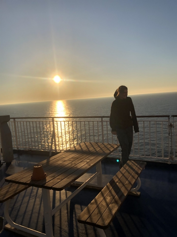 Sonnenuntergang auf der Ostsee