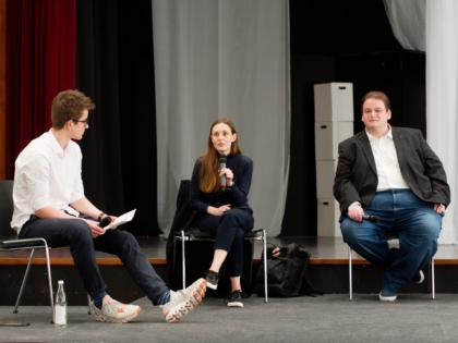 Sophia Schiebe SPD bei der Podiumsdiskussion