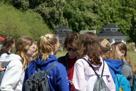 Pause auf der Fahrradtour